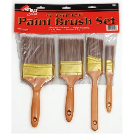 Linzer Linzer Products 398204073 A2204 Project Select Brush Set - 4 Piece 398204073